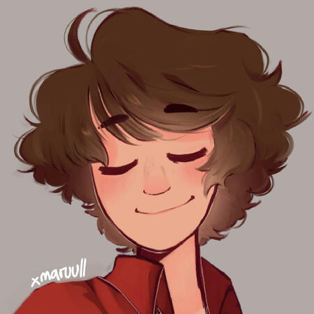 Art by xMaruu11 on Twitter of the streamer Tubbo. (https://twitter.com/xMaruu11)